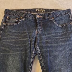 Reign Women's Dark Blue Skinny Jeans 13 Tall